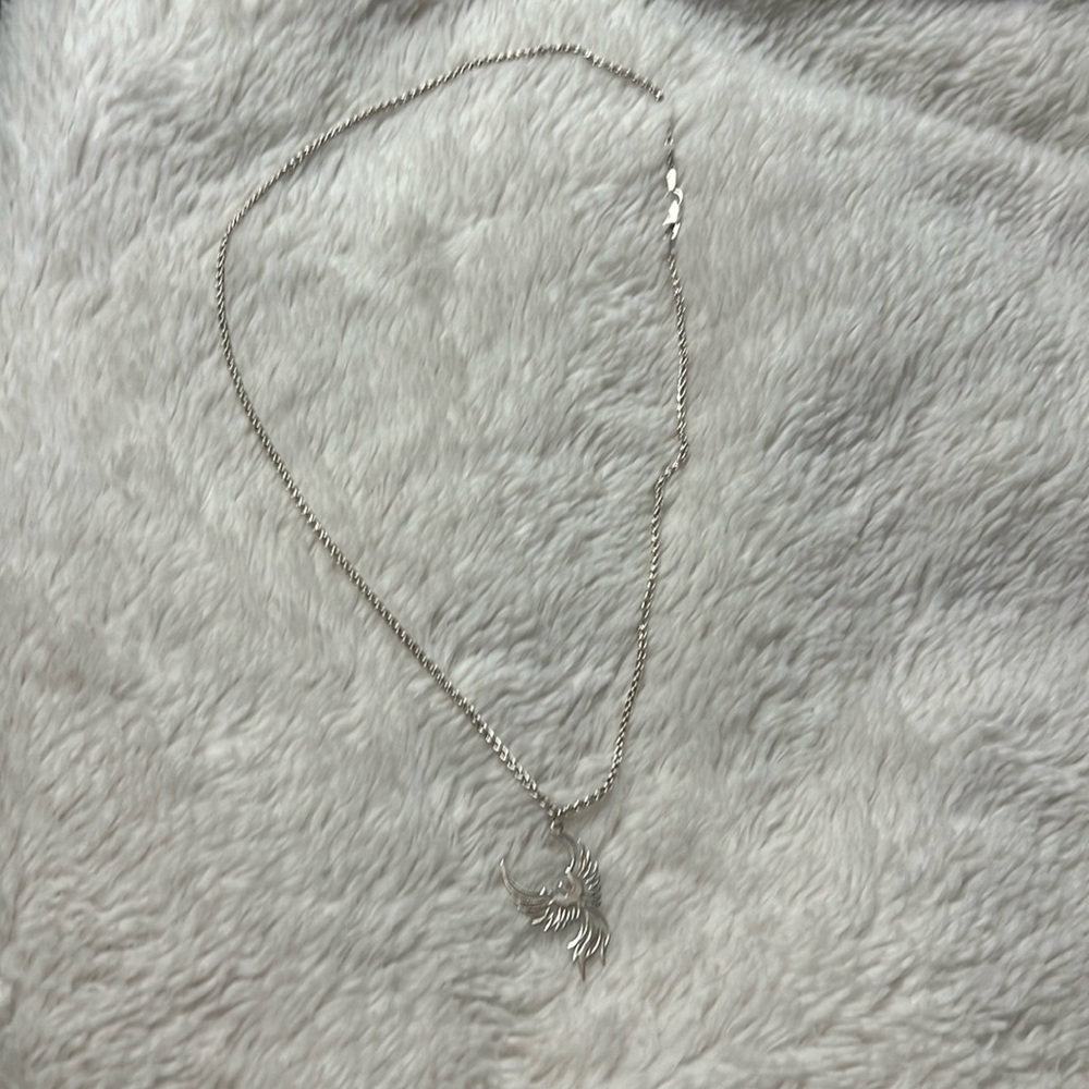 Silver Phoenix Necklace